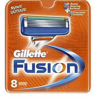 Сменные касеты муж Gillette Fusion5, 8шт