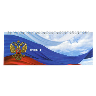 Планинг недат "ТРИКОЛОР" 290х100 мм, спираль
