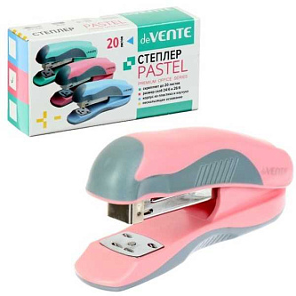 Степлер №24/6 DeVente "Pastel" до 20л, ассорти