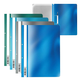 Папка-скоросшиватель с перфорацией EK Glossy Ice Metallic, A4