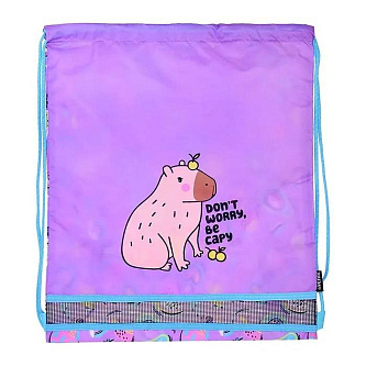 Сумка для сменной обуви "deVENTE. Capybara" 40x47 см, водоотт.ка