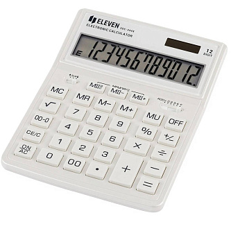 Калькулятор Eleven 12 разр SDC-444X-WH  155*204*33мм, белый