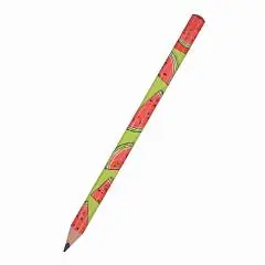 Карандаш чернографитный "HappyGraphix Jumbo. Арбуз" 4В, 3.5мм, фото №1