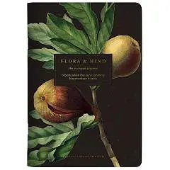 Тетрадь 40л КЛЕТКА  "Флора", инжир, фото №1