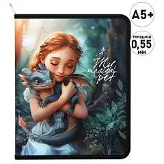 Папка на молнии EK "Magic Pet" A5+, фото №1