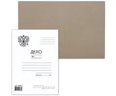 Обложка  "Дело" без скоросшивателя, 300г/м, фото №1