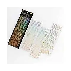 Наклейка декор TEXT NOTE SERIES набор 60*180мм, фото №1