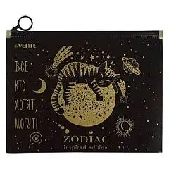 Папка на молнии с расширением "Zodiac-1" A5, тиснение фольгой, фото №1