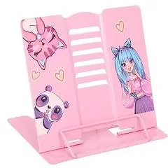 Подставка для книг металлическая 190х200мм "Anime Girl", фото №1