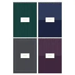Блокнот А4 80л кл "Minimal", твердая подложка, спираль, фото №1