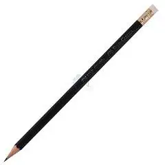 Карандаш чернографитный Faber-Castell "1112" HB, с ластиком, фото №1