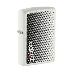 Зажигалка ZIPPO Logo  White Matte, фото №1