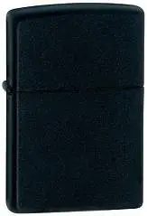Зажигалка ZIPPO Black Matte, латунь с порош.покр., черн, мат, фото №1