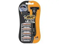 Сменные касеты муж BIC Flex 3 Hybrid, 4шт, фото №1