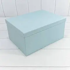 Коробка подарочная "Голубая" 30*22,8*13,3 см 10-8, фото №1