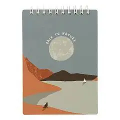 Блокнот А6 100л кл "Mountains", луна, фото №1