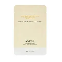 Маска д/л ткан NEXTBEAU Solution с ниацинамидом, 22мл, фото №1
