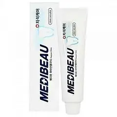 Зубная паста Medibeau Total Clinic белая Отбеливающая 120г, фото №1