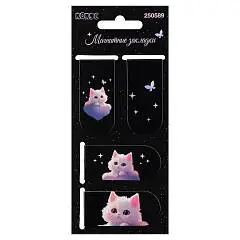 Закладка магнитная "Dream Cat" 4шт 25*55мм, фото №1