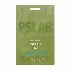 Маска д/л ткан PSLAB GREEN TEA Противовоспалительная 23мл, фото №1