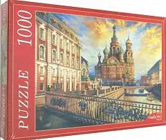 Пазлы 1000 эл. САНКТ-ПЕТЕРБУРГ. СПАС-НА-КРОВИ, фото №1