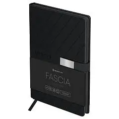 Ежедневник недат А5 "Fascia. Graphite", магнитная застежка, тв.о, фото №1