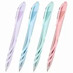 Ручка шариковая автомат. BRAUBERG "ULTRA" soft-touch,синяя, 0,7мм, фото №1