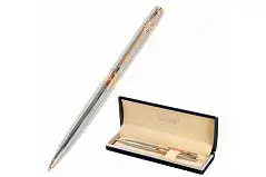 Ручка шариковая GALANT "NUANCE SILVER" серебро/р.зол, 0,7мм, син, фото №1