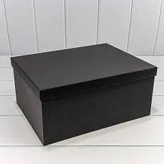 Коробка подарочная "Крафт Чёрный" 18,8*12,7*7,5 см 10-2, фото №1
