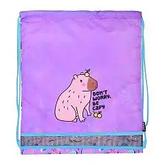 Сумка для сменной обуви "deVENTE. Capybara" 40x47 см, водоотт.ка, фото №1
