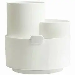 Органайзер "deVENTE. Orbit" вращающийся, 12x12,5x12 см, белый, фото №1