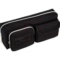 Пенал "deVENTE. TOTAL BLACK" 21x8,5x6 см, текстильный черн, фото №1