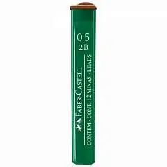 Грифели Faber-Castell "Polymer" 12шт, 0,5мм, 2B, фото №1