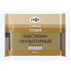 Пластилин скульптурный Гамма "Студия", тел. тв. 0.5 кг, фото №1