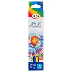 Карандаши цветные Гамма Классические 06цв шестигр, фото №1