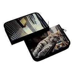 Пенал без наполнения EK "Big City Cats" 20,5х13,5см, фото №1