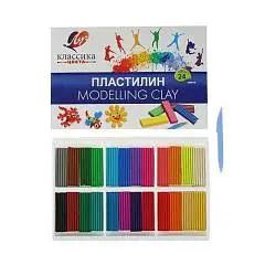 Пластилин 24цв 396гр Луч Классический, фото №1