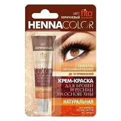 Краска д/бров/ресн."Henna color" корич.5мл, фото №1