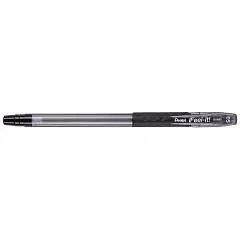 Ручка шариковая Pentel "Feel it!" 0,5мм, черный, фото №1