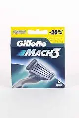 Сменные касеты муж Gillette Mach3, 8шт, фото №1