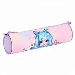 Пенал-тубус "Anime Girl" 21x7 см, фото №1