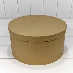 Коробка подарочная "КрафТ" круглая 35*17,3см 10-10, фото №1